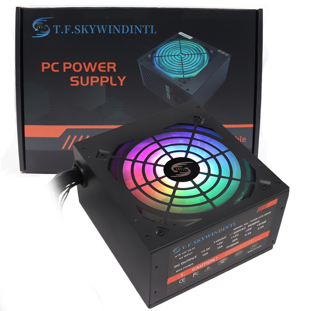 Fonte 500W PSU12V PCแหล่งจ่ายไ - Psu Computer บทวิจารณ์และราคา